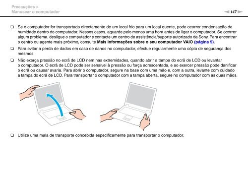 Sony VPCSA2Z9R - VPCSA2Z9R Mode d'emploi Portugais