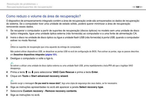 Sony VPCSA2Z9R - VPCSA2Z9R Mode d'emploi Portugais