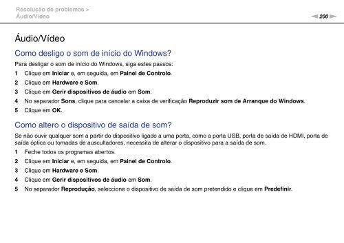 Sony VPCSA2Z9R - VPCSA2Z9R Mode d'emploi Portugais