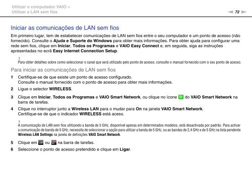 Sony VPCSA2Z9R - VPCSA2Z9R Mode d'emploi Portugais