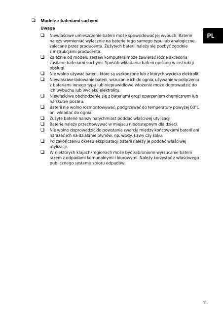 Sony VPCSA2Z9R - VPCSA2Z9R Documents de garantie Russe