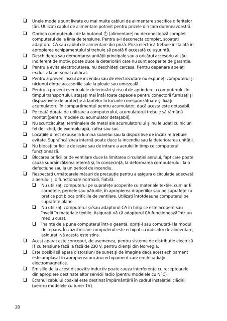 Sony VPCSA2Z9R - VPCSA2Z9R Documents de garantie Russe