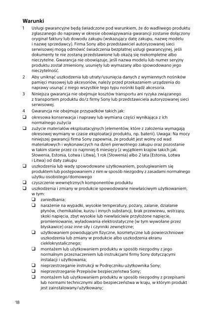 Sony SVT1313K1R - SVT1313K1R Documents de garantie Russe