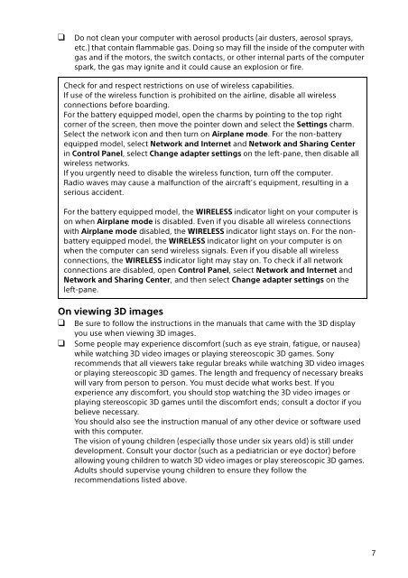 Sony SVT1313K1R - SVT1313K1R Documents de garantie Anglais