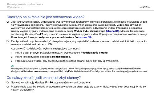 Sony VPCF13E1R - VPCF13E1R Istruzioni per l'uso Polacco