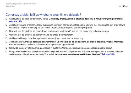 Sony VPCF13E1R - VPCF13E1R Istruzioni per l'uso Polacco