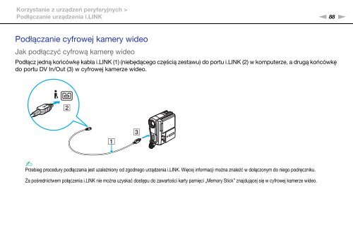 Sony VPCF13E1R - VPCF13E1R Istruzioni per l'uso Polacco