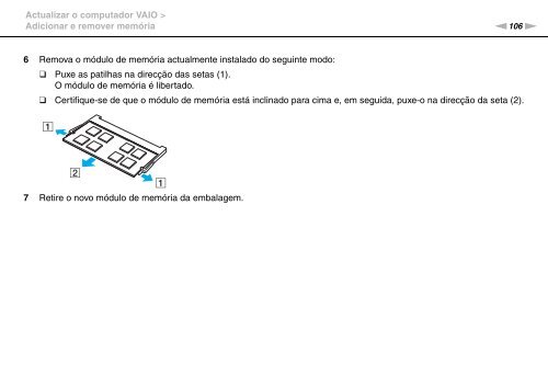 Sony VPCF13E1R - VPCF13E1R Istruzioni per l'uso Portoghese