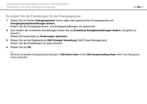 Sony VPCF13E1R - VPCF13E1R Istruzioni per l'uso Tedesco