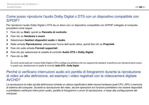 Sony VPCF13E1R - VPCF13E1R Istruzioni per l'uso Italiano