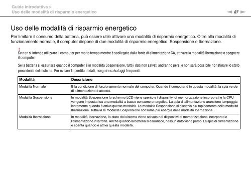 Sony VPCF13E1R - VPCF13E1R Istruzioni per l'uso Italiano