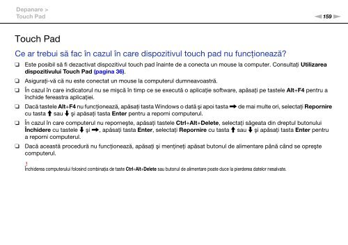 Sony VPCF13E1R - VPCF13E1R Istruzioni per l'uso Rumeno