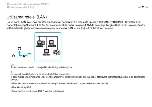 Sony VPCF13E1R - VPCF13E1R Istruzioni per l'uso Rumeno