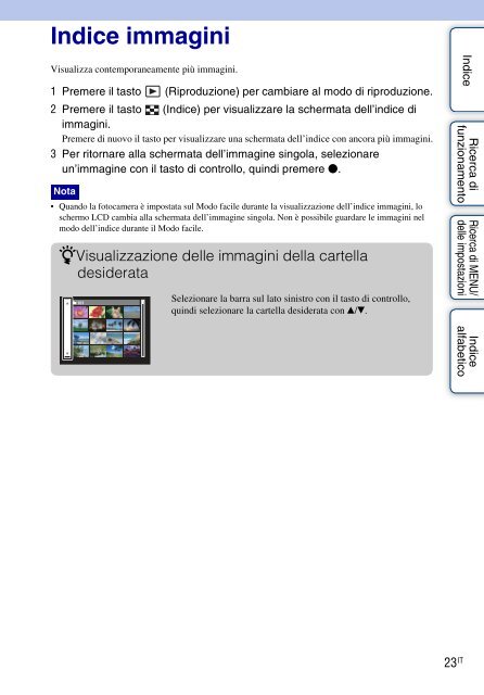 Sony DSC-S1900 - DSC-S1900 Istruzioni per l'uso