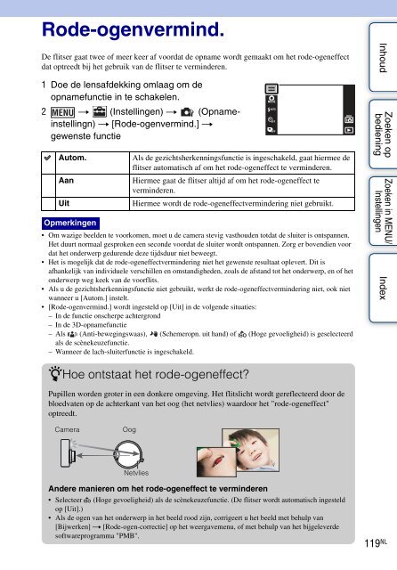 Sony DSC-TX9 - DSC-TX9 Istruzioni per l'uso Olandese