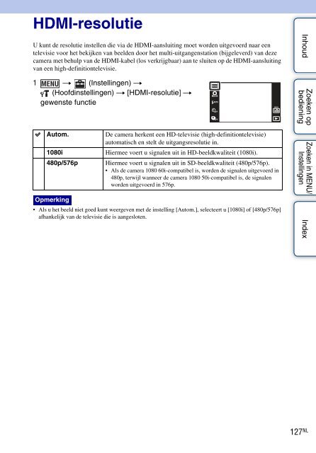 Sony DSC-TX9 - DSC-TX9 Istruzioni per l'uso Olandese