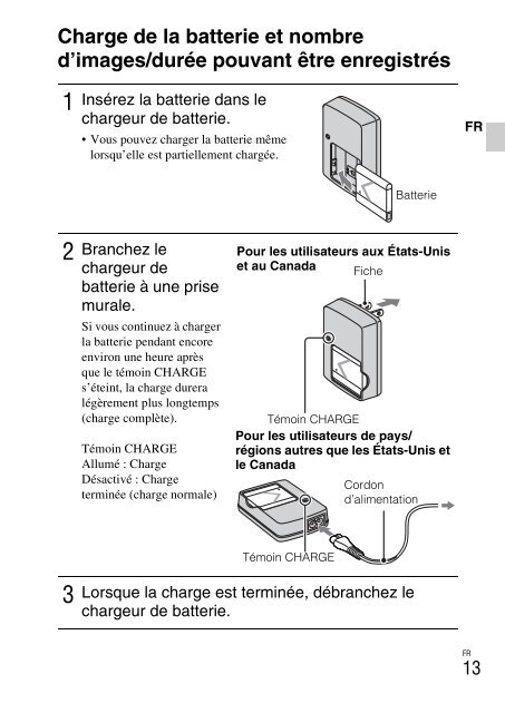 Sony DSC-TX9 - DSC-TX9 Istruzioni per l'uso Francese