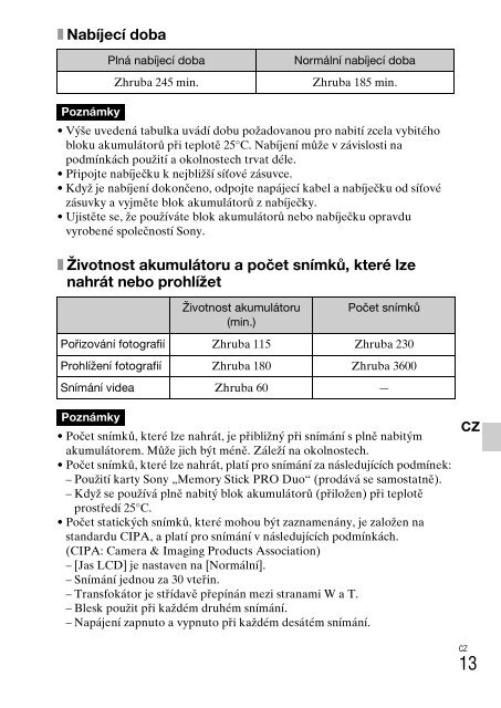 Sony DSC-TX9 - DSC-TX9 Istruzioni per l'uso Inglese