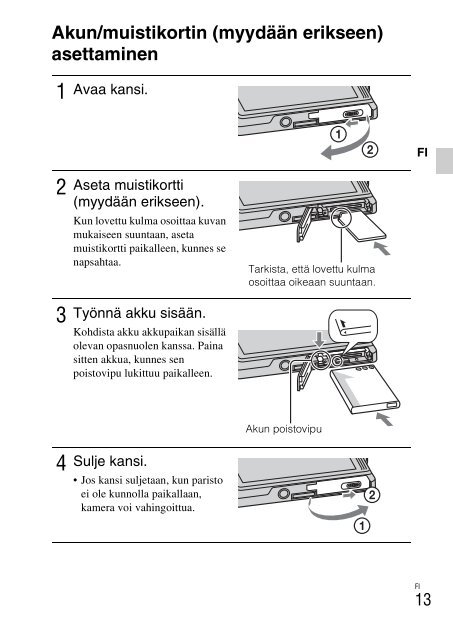 Sony DSC-TX9 - DSC-TX9 Istruzioni per l'uso Inglese