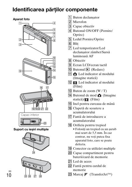 Sony DSC-TX9 - DSC-TX9 Istruzioni per l'uso Inglese