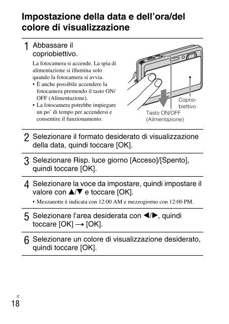 Sony DSC-TX9 - DSC-TX9 Istruzioni per l'uso Inglese