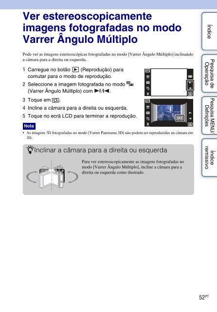 Sony DSC-TX9 - DSC-TX9 Istruzioni per l'uso Portoghese