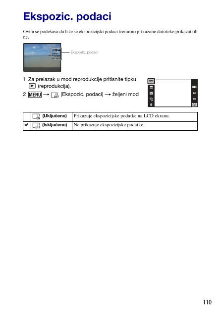 Sony DSC-TX9 - DSC-TX9 Istruzioni per l'uso Serbo