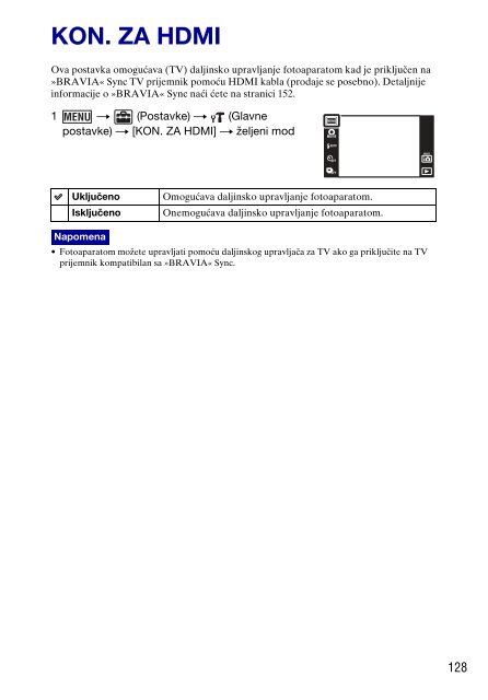 Sony DSC-TX9 - DSC-TX9 Istruzioni per l'uso Serbo