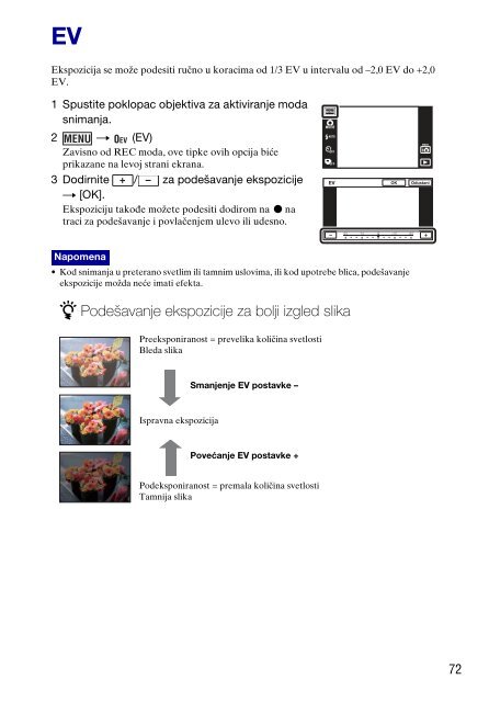 Sony DSC-TX9 - DSC-TX9 Istruzioni per l'uso Serbo