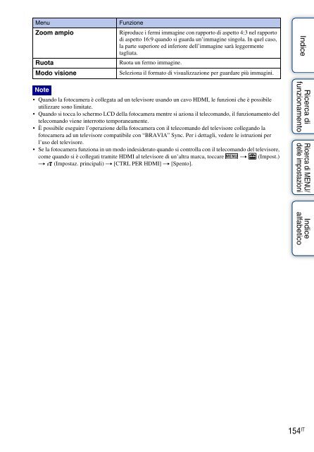 Sony DSC-TX9 - DSC-TX9 Istruzioni per l'uso Italiano