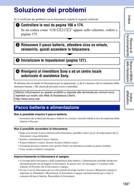 Sony DSC-TX9 - DSC-TX9 Istruzioni per l'uso Italiano