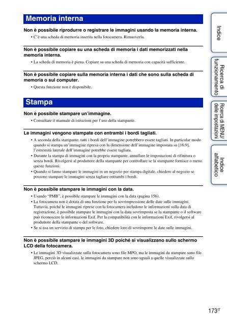 Sony DSC-TX9 - DSC-TX9 Istruzioni per l'uso Italiano