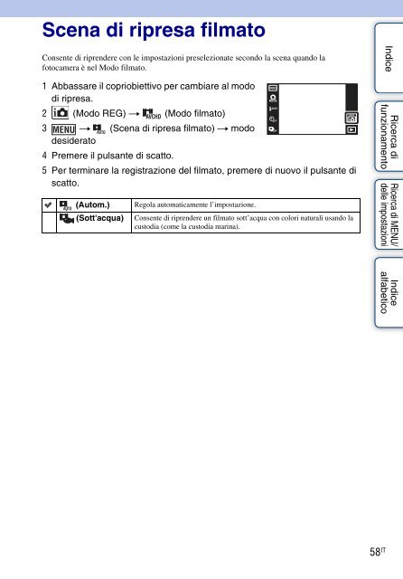 Sony DSC-TX9 - DSC-TX9 Istruzioni per l'uso Italiano