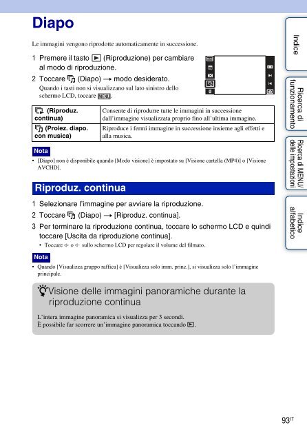 Sony DSC-TX9 - DSC-TX9 Istruzioni per l'uso Italiano