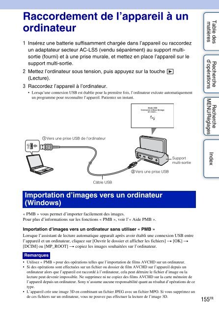 Sony DSC-TX9 - DSC-TX9 Istruzioni per l'uso Francese