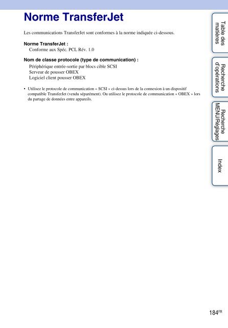 Sony DSC-TX9 - DSC-TX9 Istruzioni per l'uso Francese