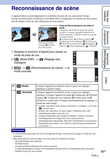 Sony DSC-TX9 - DSC-TX9 Istruzioni per l'uso Francese