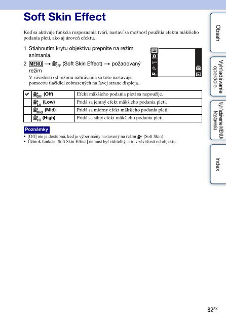 Sony DSC-TX9 - DSC-TX9 Istruzioni per l'uso Slovacco