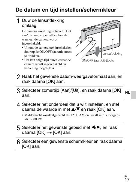 Sony DSC-TX9 - DSC-TX9 Istruzioni per l'uso Olandese