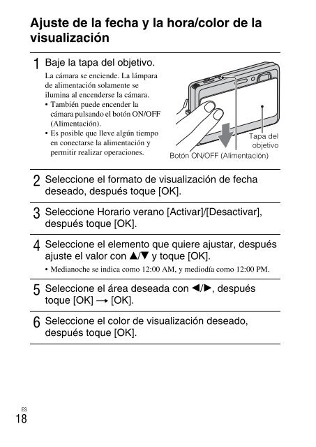 Sony DSC-TX9 - DSC-TX9 Istruzioni per l'uso Spagnolo