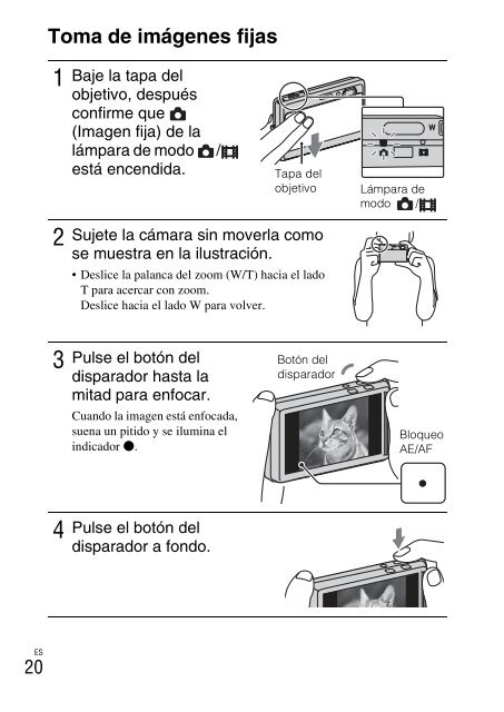 Sony DSC-TX9 - DSC-TX9 Istruzioni per l'uso Spagnolo