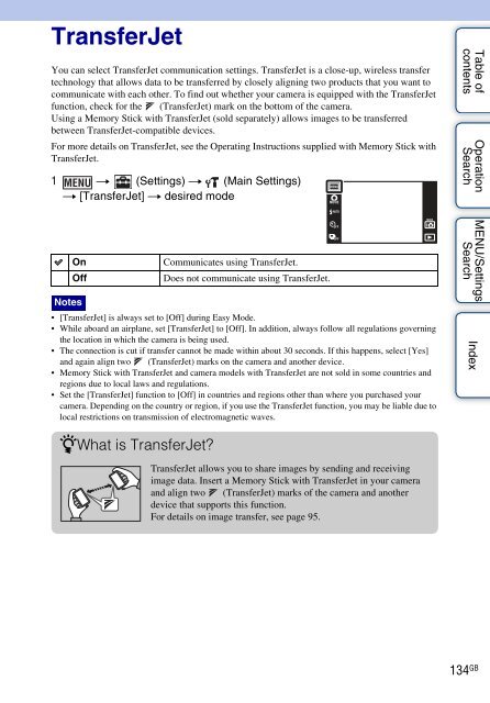 Sony DSC-TX9 - DSC-TX9 Istruzioni per l'uso Inglese