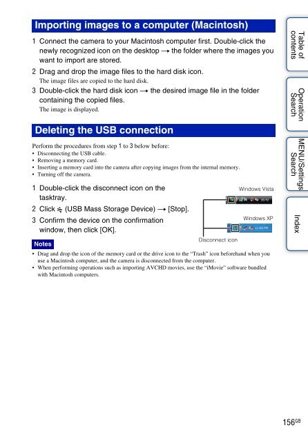 Sony DSC-TX9 - DSC-TX9 Istruzioni per l'uso Inglese