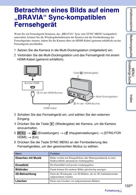 Sony DSC-TX9 - DSC-TX9 Istruzioni per l'uso Tedesco