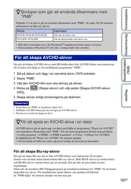 Sony DSC-TX9 - DSC-TX9 Istruzioni per l'uso Svedese