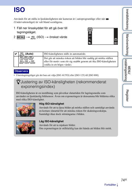 Sony DSC-TX9 - DSC-TX9 Istruzioni per l'uso Svedese