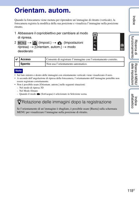 Sony DSC-TX9 - DSC-TX9 Istruzioni per l'uso