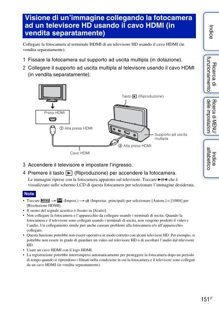 Sony DSC-TX9 - DSC-TX9 Istruzioni per l'uso