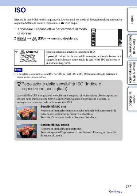 Sony DSC-TX9 - DSC-TX9 Istruzioni per l'uso