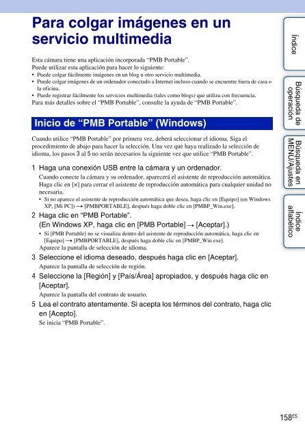 Sony DSC-TX9 - DSC-TX9 Istruzioni per l'uso Spagnolo